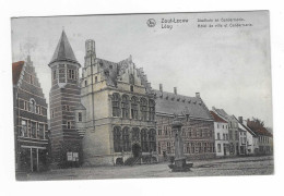 51665  Zout-Leeuw    Stadhuis  En  Gendarmerie Couleur - Zoutleeuw