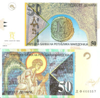 Macedonia 50 Denars 2007 P-15e UNC - Noord-Macedonië