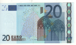20 EURO  "U"   FRANCIA    Firma Trichet   L 084 F3   Ch. 92   /  FDS - UNC - 20 Euro