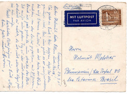 65979 - Berlin - 1959 - 60Pfg Stadtbilder II EF A LpAnsKte BERLIN - ... -> Brasilien - Storia Postale