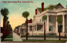 Florida Jacksonville Ashley Street Looking West 1917 - Jacksonville