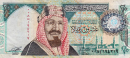 Saudi Arabia 20 RIYALS 1999 VF P-27 S/N : 008/194219 "free Shipping Via Registered Air Mail" - Arabie Saoudite