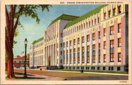 Michigan Detroit Kresge Administration Building Curteich - Detroit