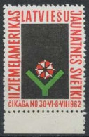  Latvia 1962, Copera Fonds, Exile, Pairs  Pfadfinder Reklamemarke VIGNETTE CINDERELLA SCOUTS SCOUTING - Nuevos