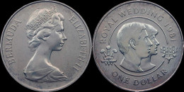 Bermuda 1 Dollar 1981- Royal Wedding 1981 - Bermuda