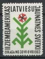  Latvia  1962, Copera Fonds, Exile, Pairs  Pfadfinder Reklamemarke VIGNETTE CINDERELLA SCOUTS SCOUTING - Nuevos