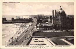 New Jersey Atlantic City Boardwalk And The Marlborough-Blenheim From The Traymore Balcony Albertype - Atlantic City