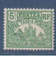 MADAGASCAR         N° YVERT  :  TAXE 10  NEUF SANS GOMME        ( S G     2 / 56 ) - Timbres-taxe