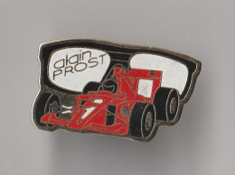 PIN'S THEME AUTOMOBILE FORUME 1  FERRARI   ALAIN PROST  LUNETTES - F1