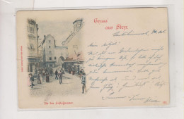 AUSTRIA STEYR Nice Postcard Damaged - Steyr