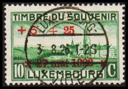 1923. LUXEMBOURG. TIMBRE DE SOUVENIR 10 C Overprinted +5 + 25 27 Mai 1923. Luxus Cancelled LU... (Michel 144) - JF532653 - Usados