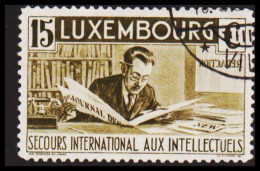 1935. LUXEMBOURG. Intellectuals. 15 C.  (Michel 268) - JF532658 - Usados