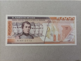 Billete De Mexico De 5000 Pesos, Año 1987, UNC - Mexico