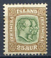 Réf 58-CL2 < ISLANDE < Yvert N° 56 * Neuf Ch. * MH - Unused Stamps