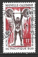 NOUVELLE-CALEDONIE. N°375 De 1971 Oblitéré. Haltérophilie. - Gewichtheben