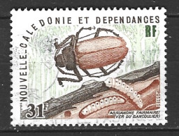 NOUVELLE-CALEDONIE. N°407 De 1977 Oblitéré. Coléoptère - Used Stamps