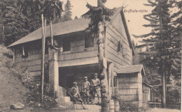 AK - NÖ - Wanderer Auf Der Alten Reisstalerhütte - 1912 - Raxgebiet