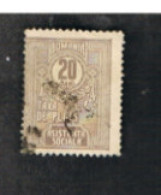 ROMANIA   - TD1028.1029  -  1922 POSTAL TAX DUE: ASISTENTA SOCIALA    - USED ° - Port Dû (Taxe)