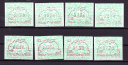 Atm  Frama Vending Vignettes Distributeur China  Hong Kong Hongkong Hase Rabbit 1987 Mint Mnh Postfrisch   Scans - Territoire Britannique De L'Océan Indien