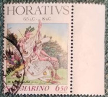 SAN MARINO 1993 CELEBRAZIONI D'AUTORE ORAZIO - Used Stamps