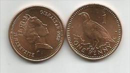 Gibraltar 1 Penny 1988. - Gibraltar