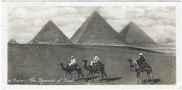 Cairo The Pyramids Of Gizeh 1937 Lehnert No 80 Animée - Gizeh
