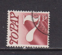 GREAT BRITAIN - 1970 Postage Due 7p Used As Scan - Strafportzegels