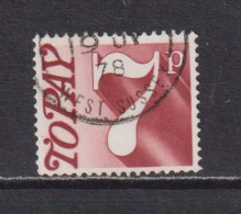 GREAT BRITAIN - 1970 Postage Due 7p Used As Scan - Portomarken