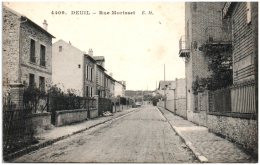 95 DEUIL - Rue Morisset   (Recto/Verso) - Deuil La Barre