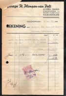 Rekening 1948 Met Kwitantiezegel 10 Cent Met Bijbehorende Bonnen - Revenue Stamps