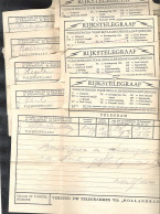 5 TELEGRAMfomulieren Model T17*L509 ‘36 Allen Ontvangen Te Valkenswaard - Télégraphes