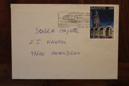 1998 Mayotte Pour France Cover Air Mail Poste Aerienne Par Avion - Storia Postale