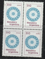 ARGENTINE 1588  // YVERT 1192X4 (SE TENANT) // 1979-80 - Nuovi