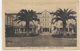 D 83. LA CRAU.   LA NAVARRE INSTITUTION SAINT JOSEPH. CARTE ECRITE - La Crau