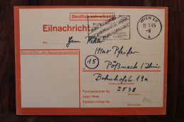 Deutlich Schreiben Feldpost 1945 FDP Reich Allemagne Cover WK2 Besetzung - Lettres & Documents