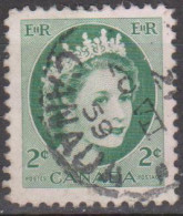 CANADÁ -  1954 - Queen Elizabeth II.  2 C.  (o)  MI CA 291 Ax - Gebraucht