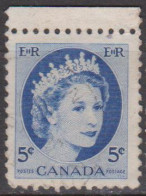 CANADÁ - 1954 - Queen Elizabeth II .  5 C.  (o)  MI CA 294 Ax - Gebraucht
