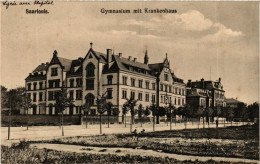 CPA AK Saarlouis Gymnasium Mit Krankenhaus GERMANY (939663) - Kreis Saarlouis