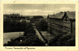 CPA AK PIRMASENS - Exerzierplatz Mit Gymnasium GERMANY (914123) - Pirmasens