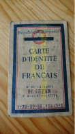 1944 CARTE D IDENTITE MASSON NICOLAS NE A RIVESALTES EN 1876 LOI 27 OCTOBRE 1940 - Historical Documents