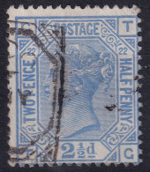 GREAT BRITAIN 1881 - Canceled - Sc# 82 - Plate 22 - Used Stamps