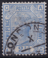 GREAT BRITAIN 1881 - Canceled - Sc# 82 - Plate 22 - Used Stamps