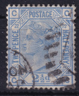 GREAT BRITAIN 1881 - Canceled - Sc# 82 - Plate 22 - Used Stamps