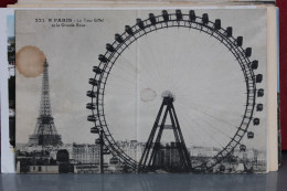 PARIS        -            TOUR  EIFFEL  ET  GRANDE  ROUE           191. - Tour Eiffel