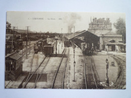 L 4  LIBOURNE  (Gironde)  :  La GARE  (avec Le TRAIN)   XXX - Libourne