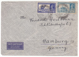 INDIA COLABA AIRMAIL Cover, Letter To Hamburg GERMANY (H02c050) - Posta Aerea