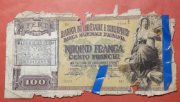 Albania 100 Franga ND 1945 - Albanie