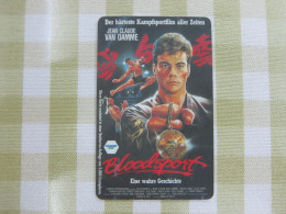 Germany Video Card,movie Bloodsport - Unclassified