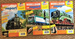 3 Revues Modellbahn 1999 Modélisme Train - Français