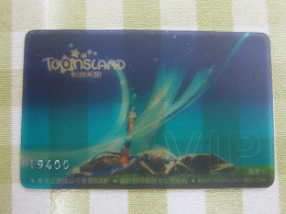 Toonsland Membership Card, Transparent Card - Unclassified